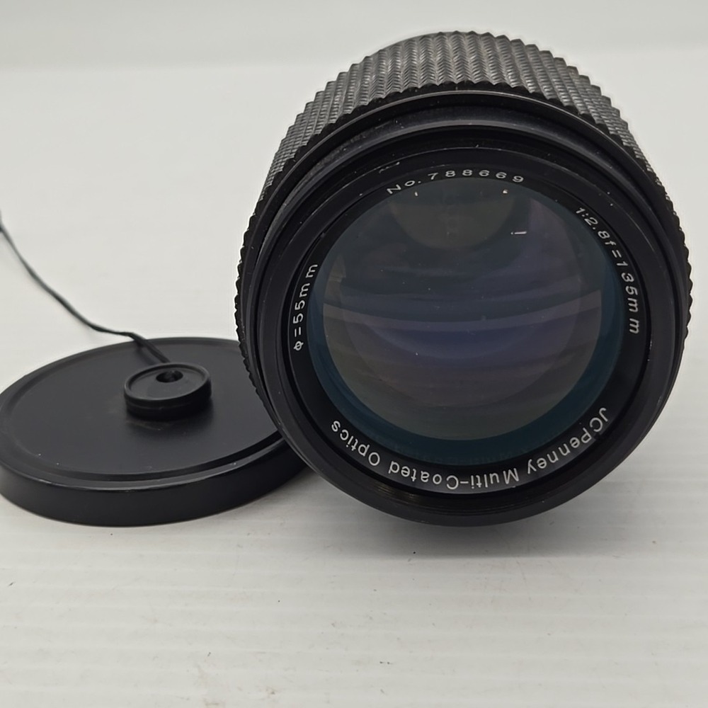 JCPenney Multi-Coated Optics Φ= 55mm 1:2.8 f=135mm Camera Lens No. 788669‎
